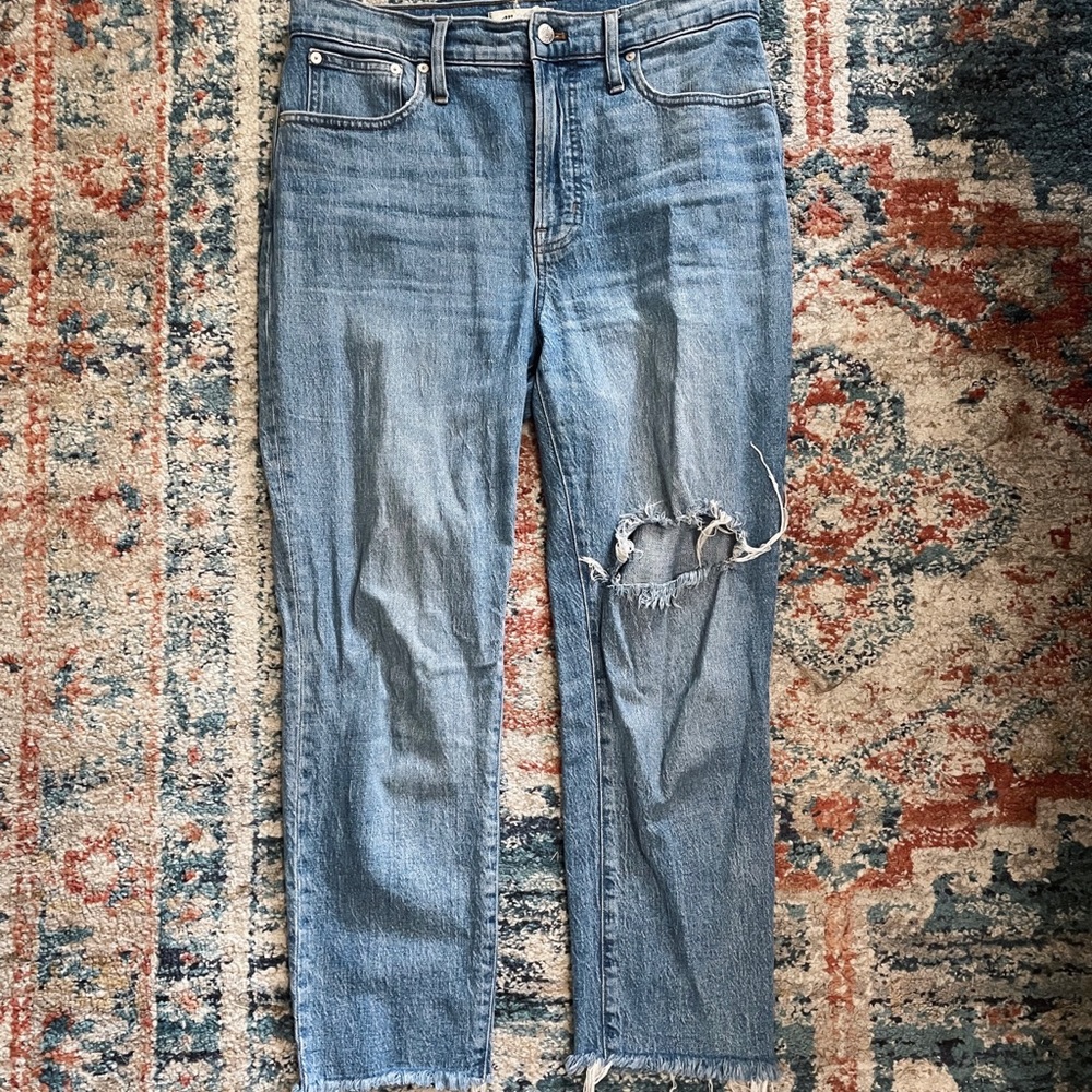 Madewell “The Perfect Vintage Crop” Jeans